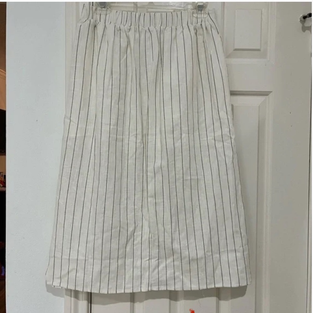 NWT Lost + Wonder Linen and Cotton Stripe Skirt size small - Picture 2 of 6